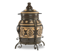 Тандыр "Урал" (ЭКО-Тандыр), 27 см, чёрный