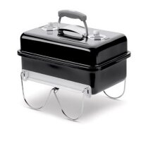Угольный гриль Weber Go Anywhere, портативный, чёрный