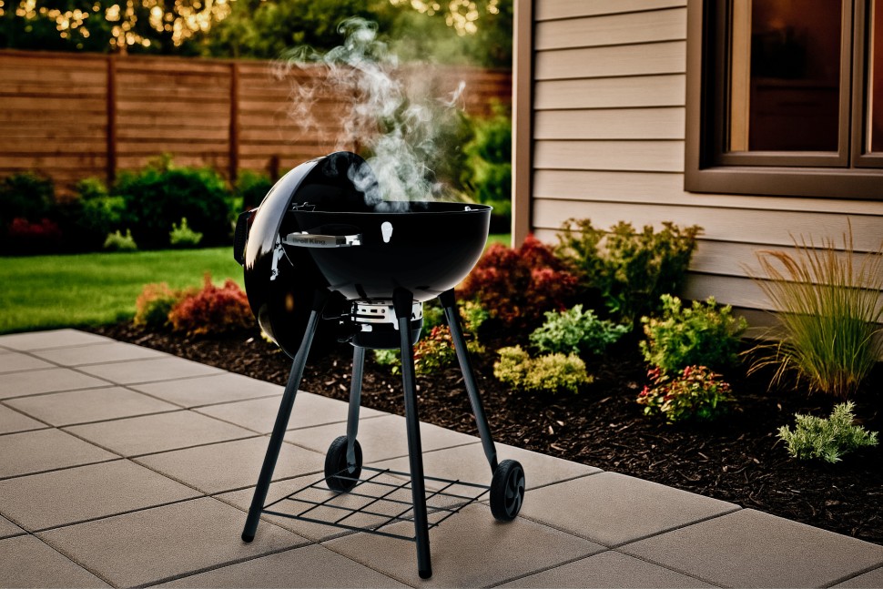 Гриль угольный Броил Кинг Краун Кетл (Broil King CROWN KETTLE 22.5" / 57 BLACK LEG) в Волгограде в Волгограде